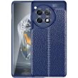Захисний чохол Deexe Leather Cover для OnePlus 12R / Ace 3 - Blue (346628L)