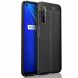 Защитный чехол Deexe Leather Cover для Realme 6 / 6s - Black (266302B). Фото 1 из 13