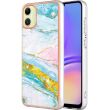 Защитный чехол Deexe Marble Style для Samsung Galaxy A05 (A055) - Light Green (340439LG)