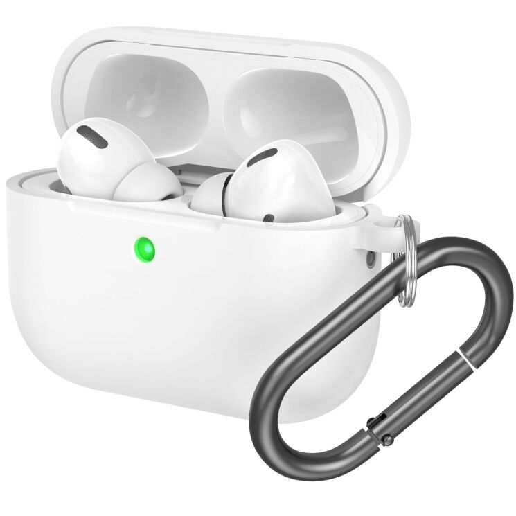 Защитный чехол Deexe Matte Case (FH) для AirPods Pro 3 - White (390118W) Защитный чехол Deexe Matte Case (FH) для AirPods Pro 3 - White: фото 4 из 4