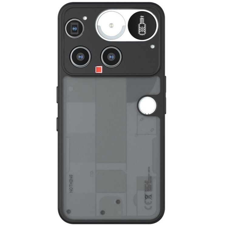 Защитный чехол Deexe Matte Skin для Nothing Phone (3) - Black: фото 2 из 12