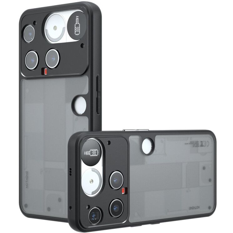 Защитный чехол Deexe Matte Skin для Nothing Phone (3) - Black: фото 1 из 12