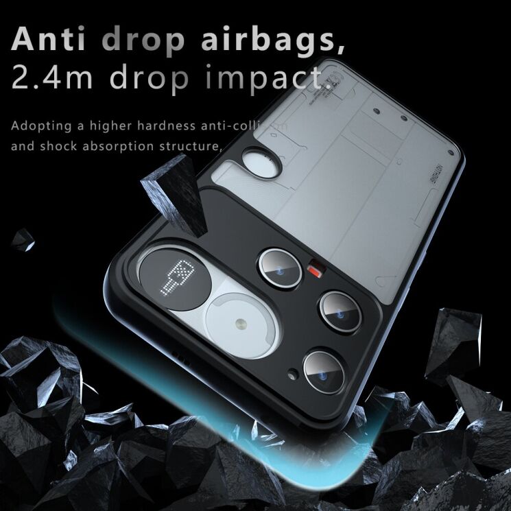 Защитный чехол Deexe Matte Skin для Nothing Phone (3) - Black: фото 4 из 12