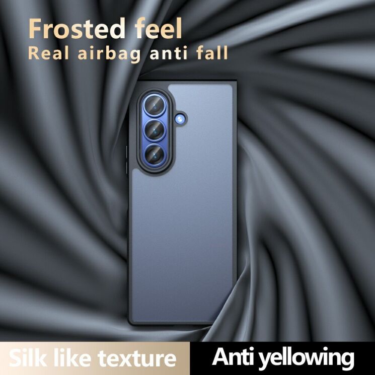 Защитный чехол Deexe Matte Skin для Samsung Galaxy Fold 8 Ultra - Transparent Black (424023TB) Защитный чехол Deexe Matte Skin для Samsung Galaxy Fold 8 Ultra - Transparent Black: фото 11 из 13