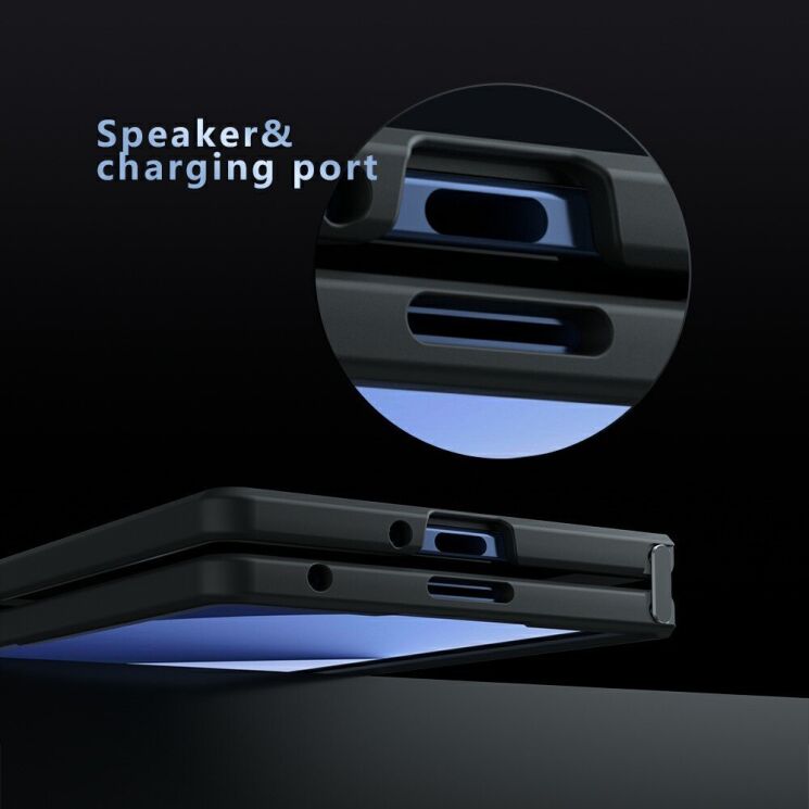 Защитный чехол Deexe Matte Skin для Samsung Galaxy Fold 8 Ultra - Transparent Black (424023TB) Защитный чехол Deexe Matte Skin для Samsung Galaxy Fold 8 Ultra - Transparent Black: фото 8 из 13
