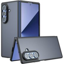 Защитный чехол Deexe Matte Skin для Samsung Galaxy Fold 8 Ultra - Transparent Black: фото 1 из 13