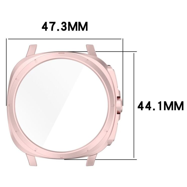 Защитный чехол Deexe Protective Frame для Samsung Galaxy Watch 7 (40mm) - Pink: фото 7 из 7
