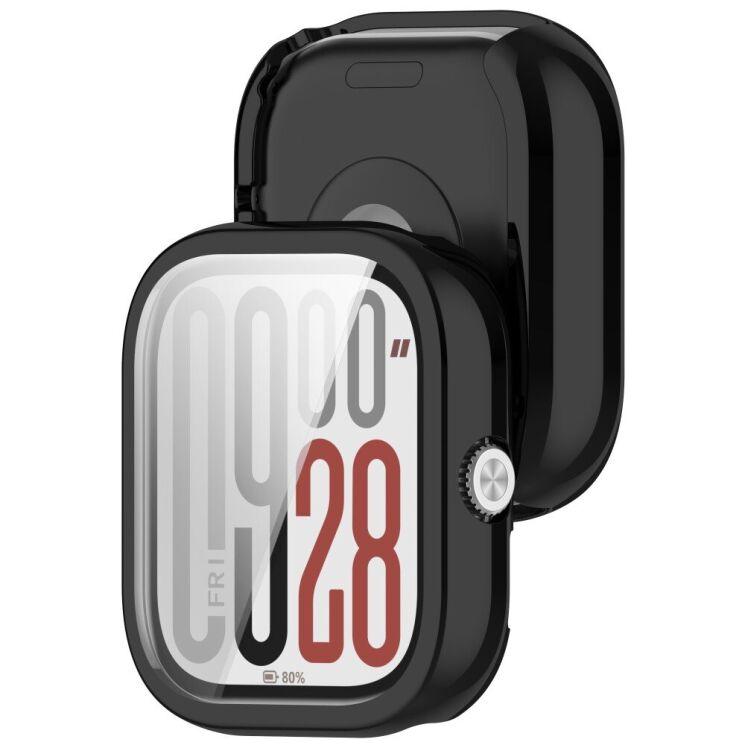 Защитный чехол Deexe Protective Frame для Xiaomi Redmi Watch 5 - Black: фото 3 из 7
