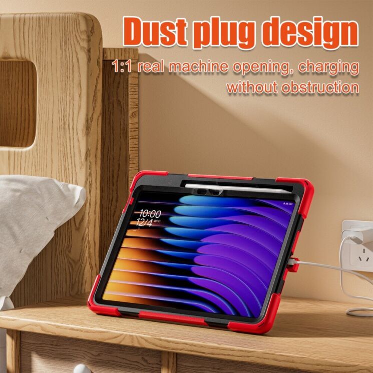 Защитный чехол Deexe Rotation Hybrid для Xiaomi Pad 7 / 7 Pro - Navy Blue: фото 9 из 15