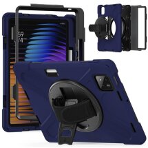 Захисний чохол Deexe Rotation Hybrid для Xiaomi Pad 7 / 7 Pro - Navy Blue: фото 1 з 15