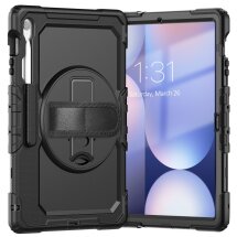 Защитный чехол Deexe Shockproof Case для Samsung Galaxy Tab S10 FE Plus - Black: фото 1 из 10