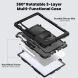 Защитный чехол Deexe Shockproof Case для Samsung Galaxy Tab S10 FE Plus - Black (378516B). Фото 10 из 10