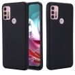 Защитный чехол Deexe Silicone Case для Motorola Moto G10 / Moto G20 / Moto G30 - Black (278006B)