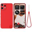 Захисний чохол Deexe Silicone Case для Nothing CMF Phone 2 Pro - Red (386532R)