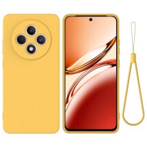 Защитный чехол Deexe Silicone Case для OPPO Reno 12 F/FS - Yellow: фото 1 из 8