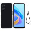 Захисний чохол Deexe Silicone Case для Realme 9i / Oppo A76 / Oppo A96 - Black (296737B)