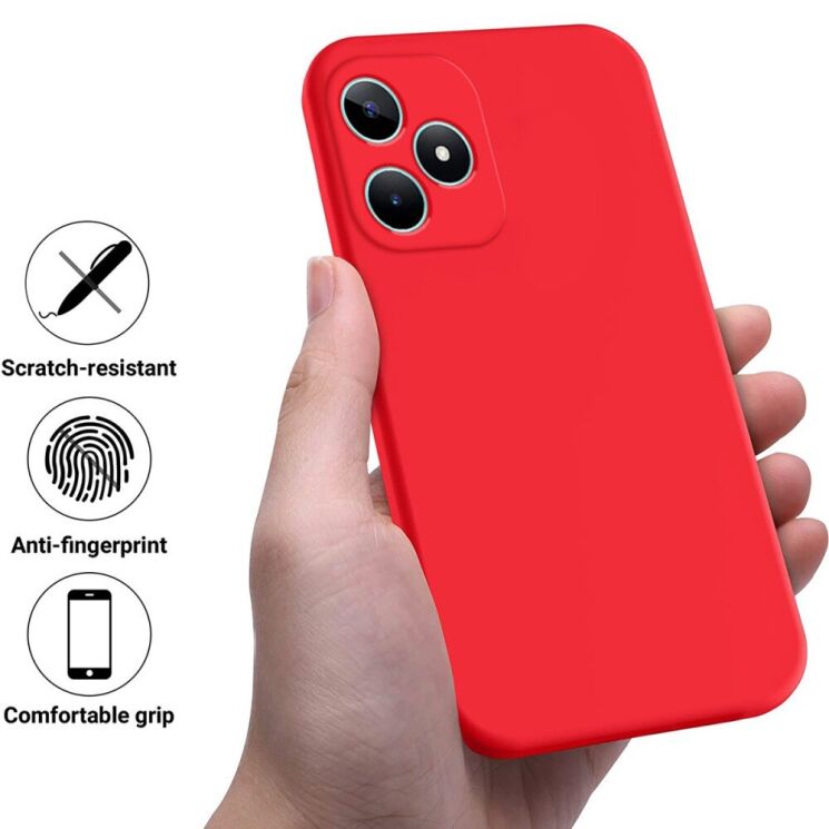 Защитный чехол Deexe Silicone Case для Realme Note 50 - Black: фото 3 из 8
