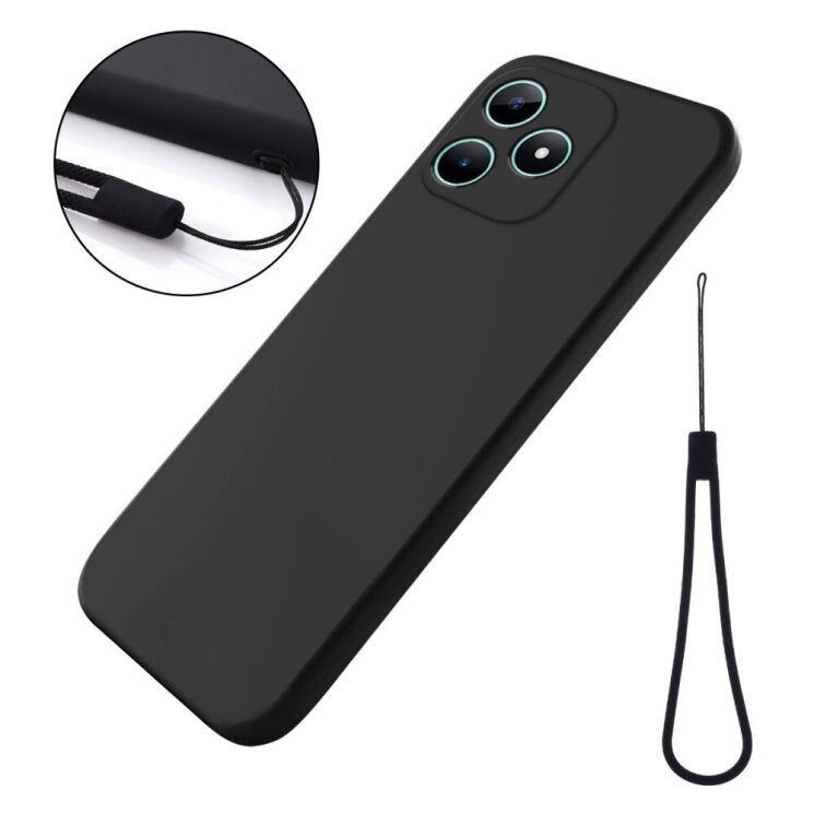 Защитный чехол Deexe Silicone Case для Realme Note 50 - Black: фото 2 из 8