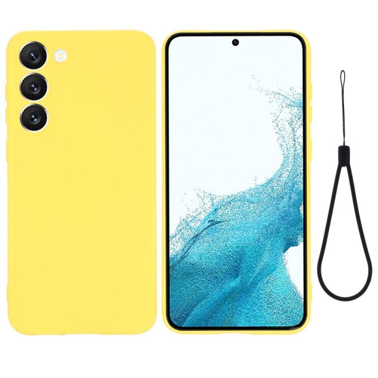 Захисний чохол Deexe Silicone Case для Samsung Galaxy S23 - Yellow: фото 2 з 7