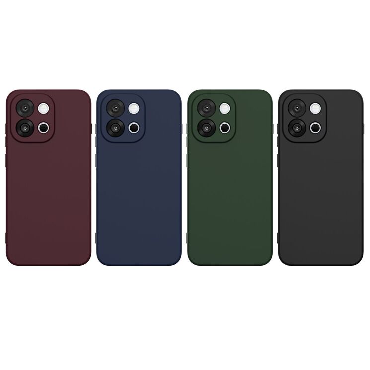 Захисний чохол Deexe Silicone Case with MagSafe для OnePlus Nord 6 - Wine Red: фото 2 з 9