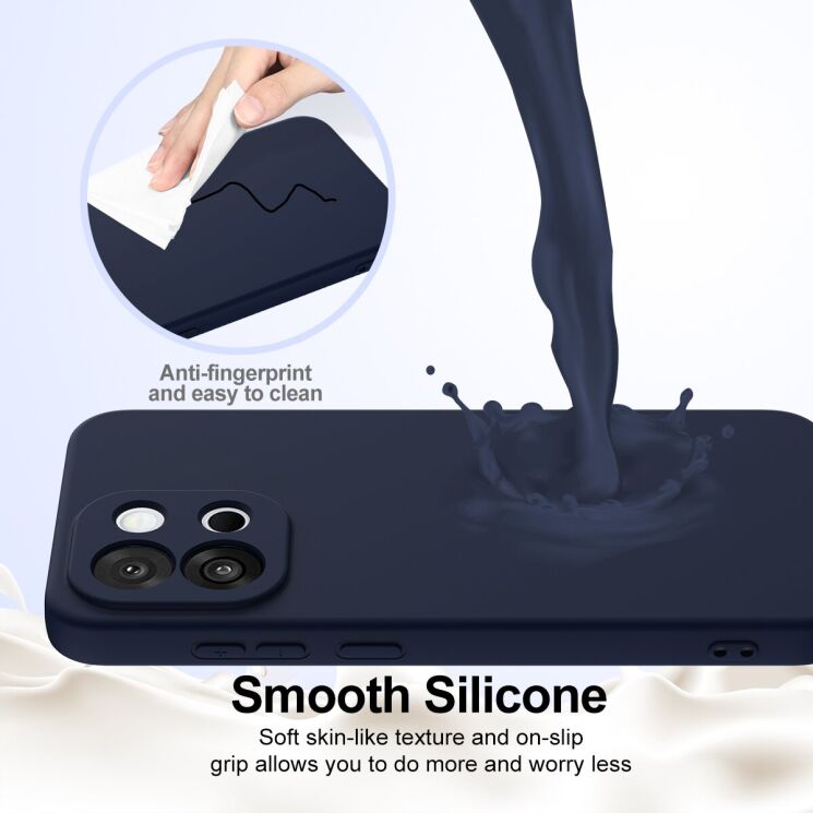 Захисний чохол Deexe Silicone Case with MagSafe для OnePlus Nord 6 - Wine Red: фото 6 з 9