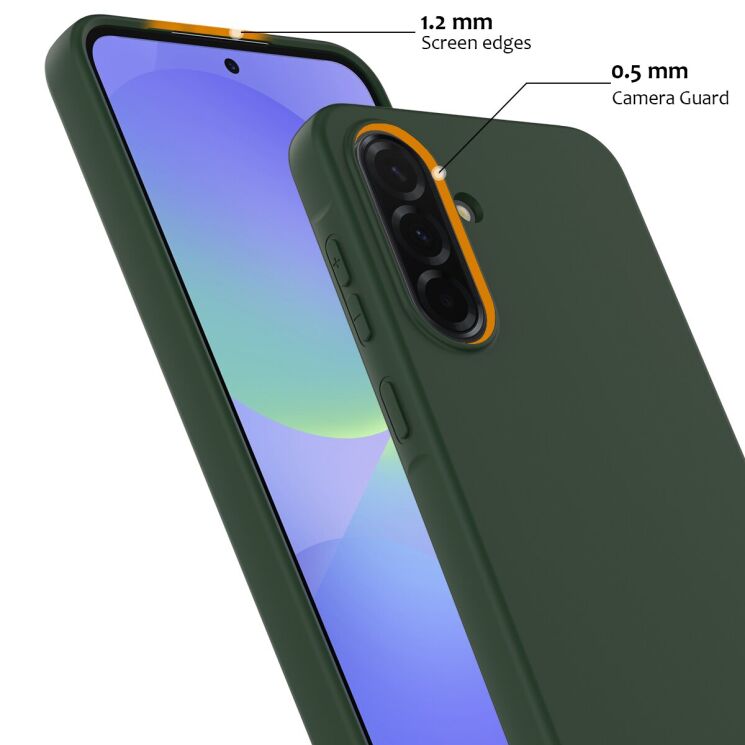 Защитный чехол Deexe Silicone Case with MagSafe для Samsung Galaxy A37 (A376) - Black: фото 7 из 9