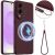 Защитный чехол Deexe Silicone Case with MagSafe для Samsung Galaxy S25 Edge (S937) - Wine Red: фото 1 из 9