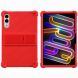 Захисний чохол Deexe Silicone Kickstand для Lenovo Yoga Tab 11.1 - Red (406900R). Фото 1 з 19