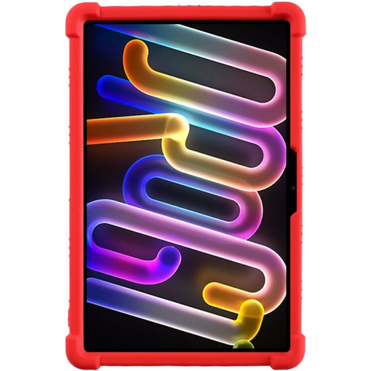 Захисний чохол Deexe Silicone Kickstand для Lenovo Yoga Tab 11.1 - Red: фото 3 з 19