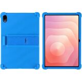 Захисний чохол Deexe Silicone Kickstand для Samsung Galaxy Tab S12 Plus - Dark Blue: фото 1 з 9
