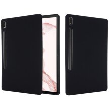 Защитный чехол Deexe Silicone Shell для Samsung Galaxy Tab S9 FE Plus (X610.616) - Black: фото 1 из 12