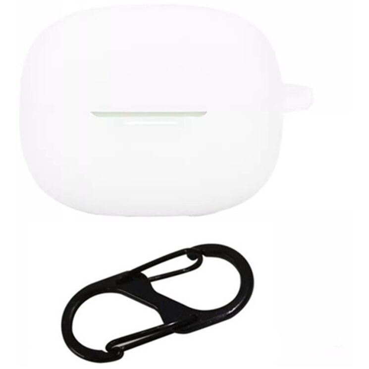 Защитный чехол Deexe Silicone Sleeve для Xiaomi Redmi Buds 8 Pro - White: фото 1 из 8