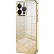Захисний чохол Deexe Sparkles Cover для Apple iPhone 14 Pro Max - Gold (306831F)
