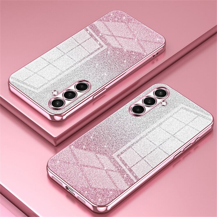 Защитный чехол Deexe Sparkles Cover для Samsung Galaxy A27 (A276) - Pink (408604P) Защитный чехол Deexe Sparkles Cover для Samsung Galaxy A27 (A276) - Pink: фото 2 из 7
