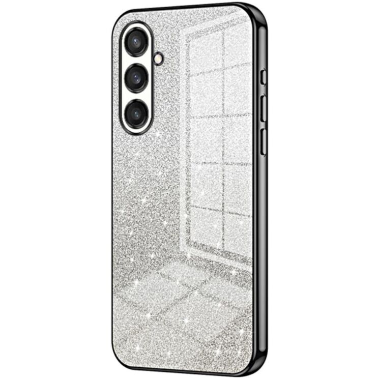 Защитный чехол Deexe Sparkles Cover для Samsung Galaxy S23 FE - Black: фото 1 из 7