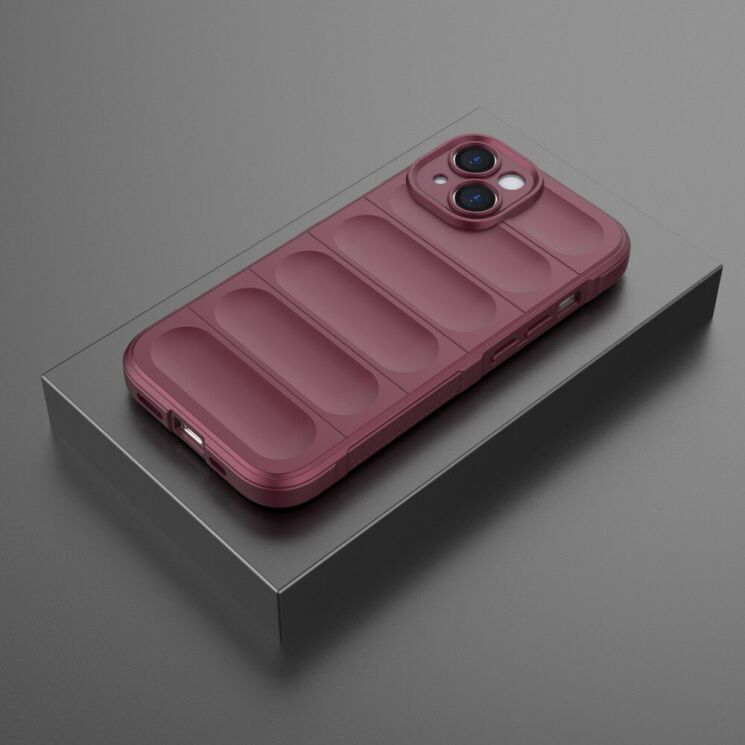 Защитный чехол Deexe Terra Case для Apple iPhone 15 - Wine Red: фото 4 из 7