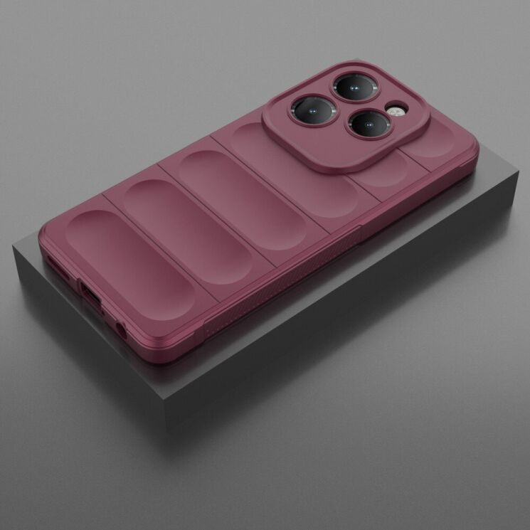 Защитный чехол Deexe Terra Case для Infinix Hot 40 / 40 Pro - Wine Red: фото 4 из 8