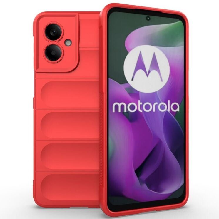 Захисний чохол Deexe Terra Case для Motorola Moto G55 - Red: фото 1 з 6