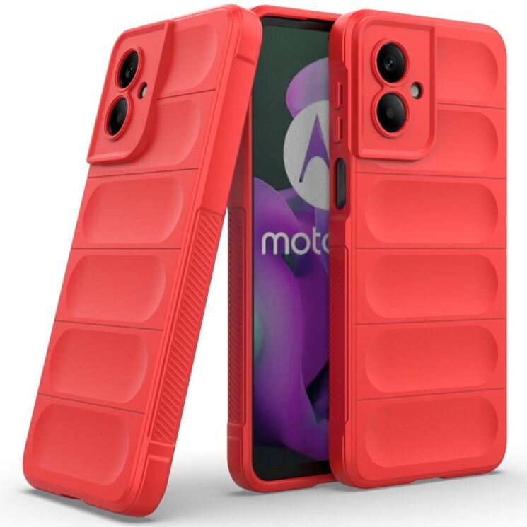 Захисний чохол Deexe Terra Case для Motorola Moto G55 - Red: фото 2 з 6