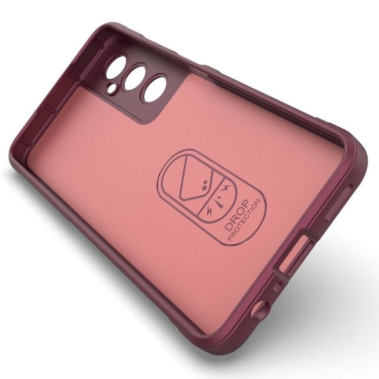 Защитный чехол Deexe Terra Case для Realme C65 - Wine Red: фото 4 из 7