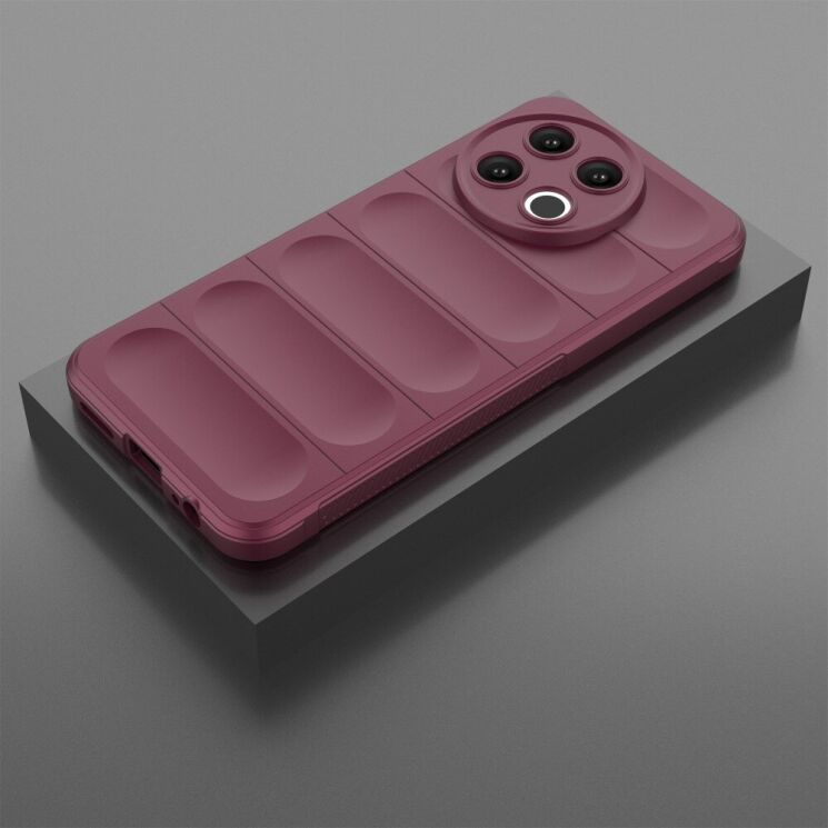 Захисний чохол Deexe Terra Case для TECNO Spark 30 Pro - Wine Red: фото 4 з 6