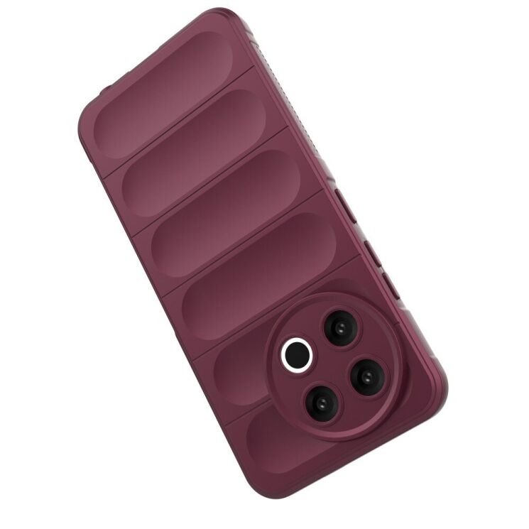 Захисний чохол Deexe Terra Case для TECNO Spark 30 Pro - Wine Red: фото 3 з 6