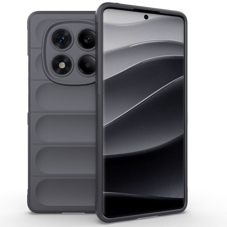 Защитный чехол Deexe Terra Case для Xiaomi Redmi Note 14 Pro - Dark Grey: фото 1 из 5