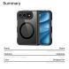 Защитный чехол Dux Ducis Aimo Series (Clear) Magnetic (FF) для iPhone Duo - Black (435002B). Фото 11 из 11
