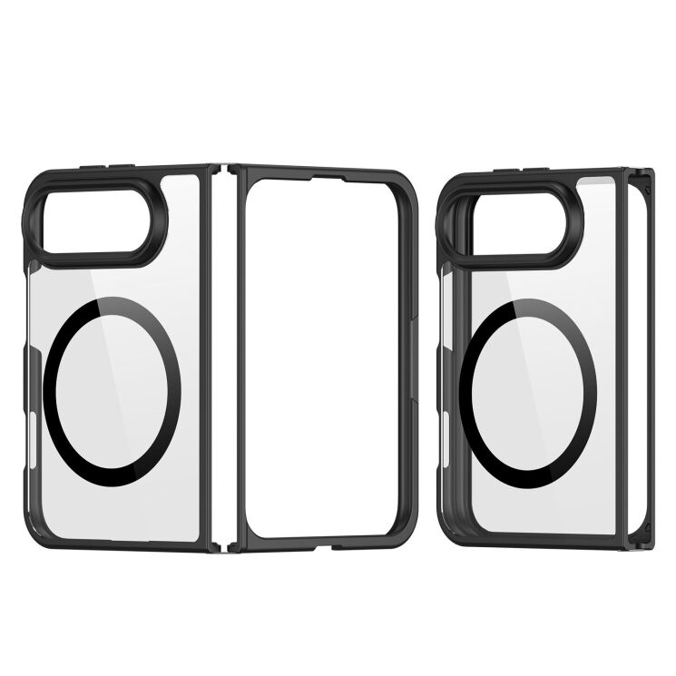 Защитный чехол Dux Ducis Aimo Series (Clear) Magnetic (FF) для iPhone Duo - Black (435002B) Защитный чехол Dux Ducis Aimo Series (Clear) Magnetic (FF) для iPhone Duo - Black: фото 2 из 11