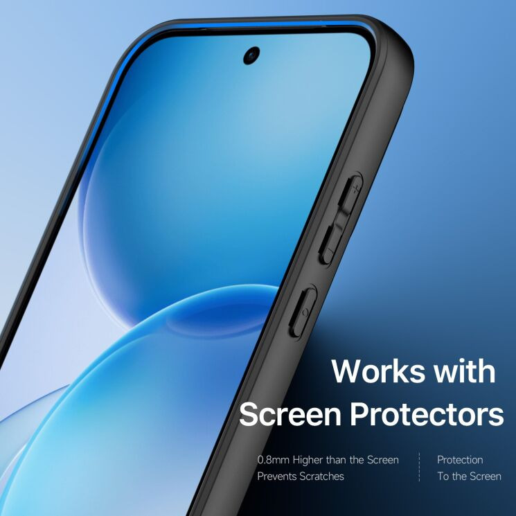 Защитный чехол DUX DUCIS Aimo Series для OPPO Reno 16 / 16 Pro - Black: фото 7 из 10