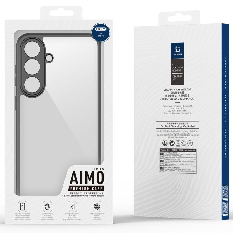 Защитный чехол DUX DUCIS Aimo Series для Samsung Galaxy S26 FE - Black (412704B) Защитный чехол DUX DUCIS Aimo Series для Samsung Galaxy S26 FE - Black: фото 9 из 10