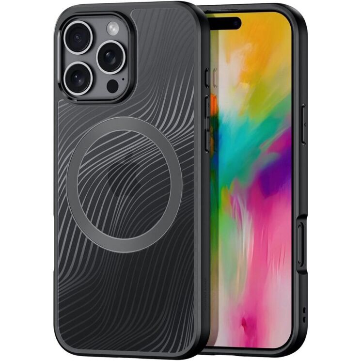 Защитный чехол DUX DUCIS Aimo Series Magnetic (FP) для Apple iPhone 16 Pro Max - Black: фото 1 из 14