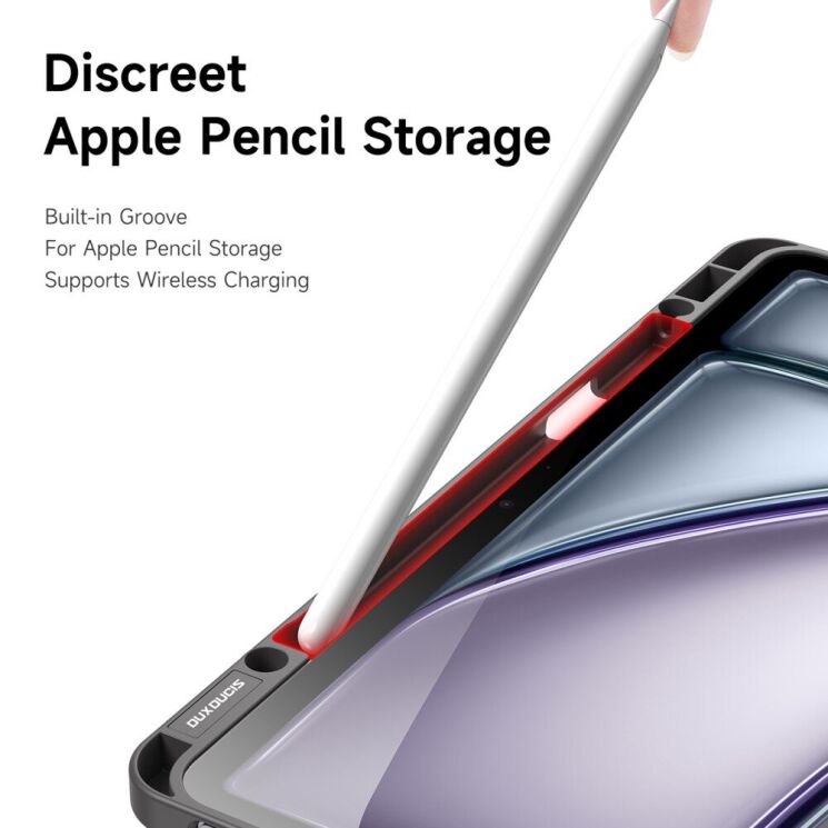 Защитный чехол DUX DUCIS Magi Series для Apple iPad Air 13 M3/M2 (2025/2024) - Black: фото 8 из 14