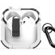 Защитный чехол DUX DUCIS PECN Series для Apple AirPods 4 - White / Black (364416WB). Фото 2 из 10